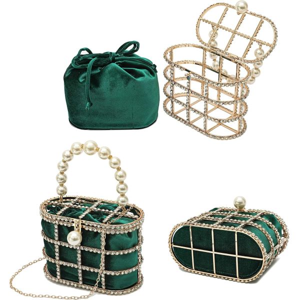 Вечерняя сумочка Женские сумочки с бриллиантами для свадьбы выпускной вечеринка вечеринка на день рождения