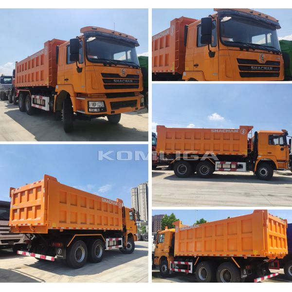 Heavy Duty Shacman Dump Truck with 25-30tons Capacity and Low Fuel Consumption
