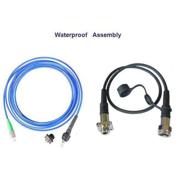 Outdoor FTTA Fiber Optic Patch Cord Single Mode , Corning LSZH Fiber Optic Cable