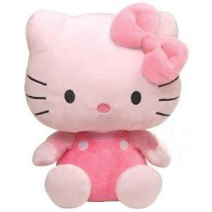 20cm Lovely Orange Hello Kitty Cartoon Stuffed Plush Toys For Collection