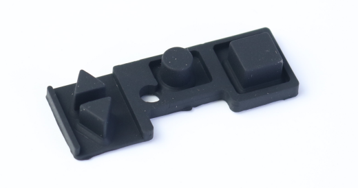 Precision Silicone Injection Molded Buttons with ±0.01mm Tolerance and Food-Grade Silicone for Custom Rubber Keypad Solutions