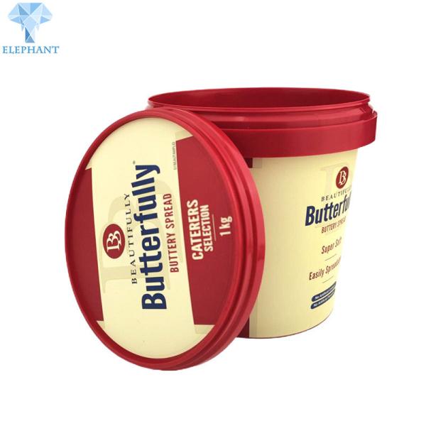 Eco Friendly 500ml Ice Cream Tub 8oz Ice Cream Containers With Lids