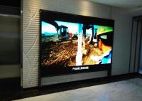 Painel de parede video da instalação fixa interna alugado da tela de exposição do diodo emissor de luz da cor completa da parede P4
