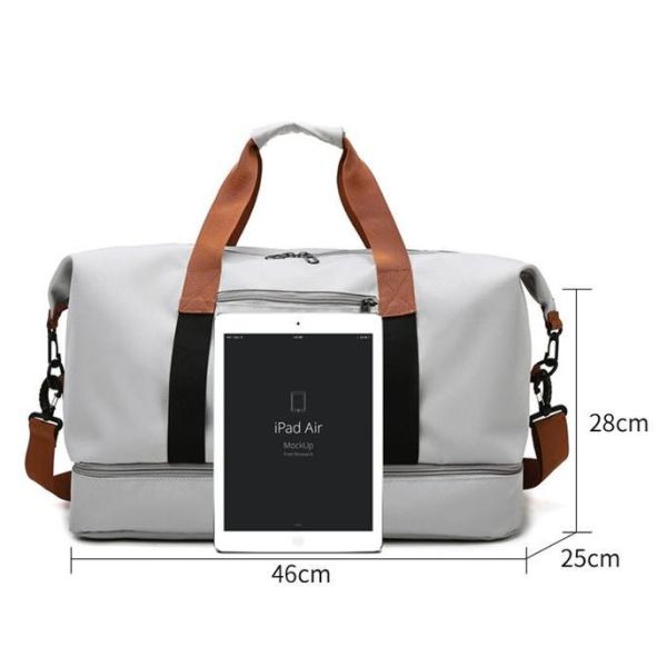 Двухслойный спортзал спортивная сумка для путешествий сумки для путешествий изысканный дизайн Большая вместимость