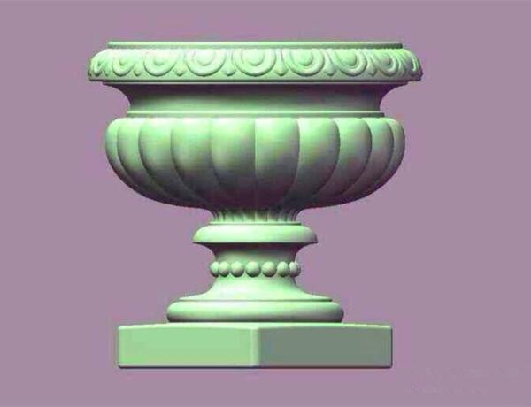Decoration Cast Iron Garden Urns Planters Metal Material For Villa Garden