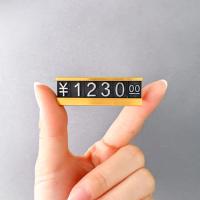 AaL-49-17 S Liga de Alumínio Display de Preço de Varejo Tags Placas de Display de Preço Simples E Elegante