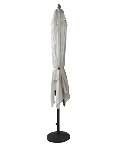 Aluminum Frame Square Garden Umbrella with UV50 Protection and 280g Polyester Fabric