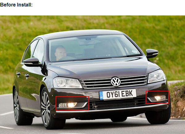 Volkswagen VW Passat 11-14 DRL LED Daytime Running Lights Car driving daylight