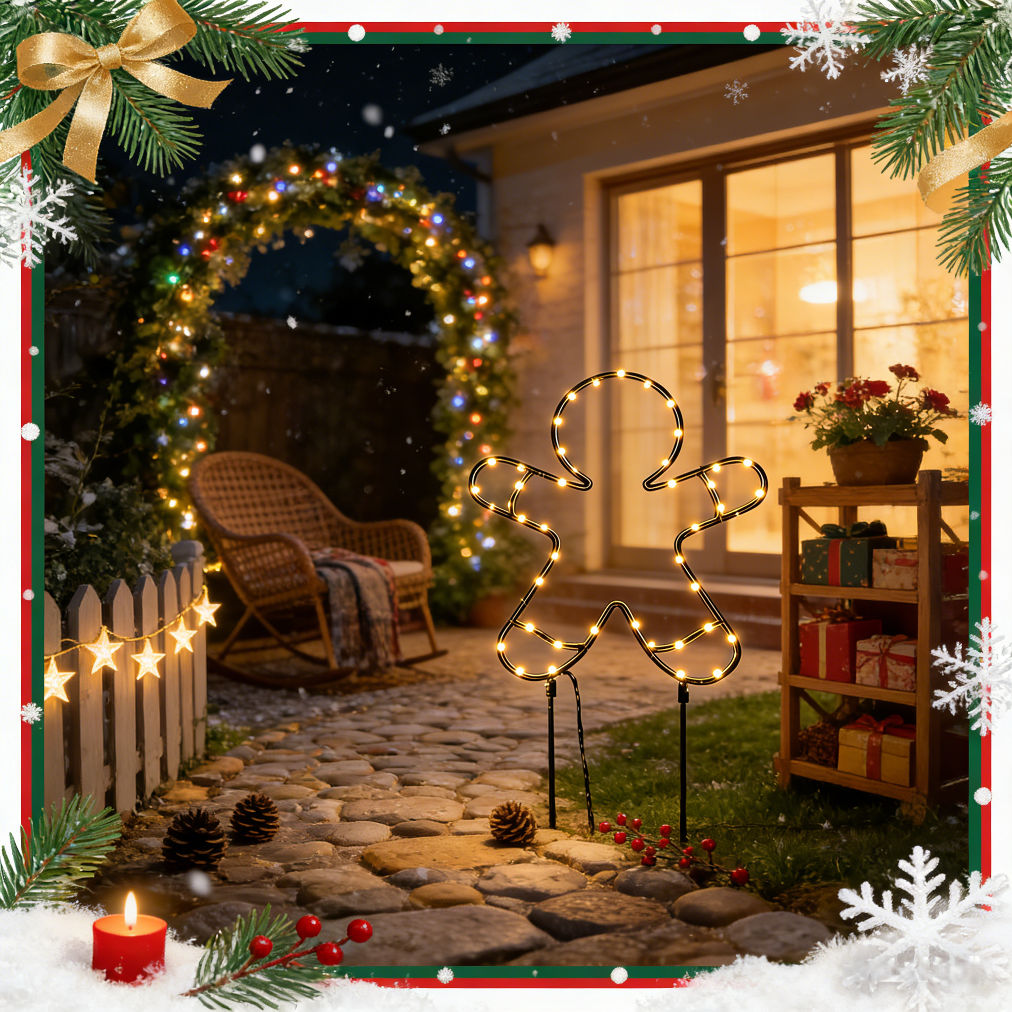 3.2 millimeter main body thickness iron art decorative lights with 2 pcs ground