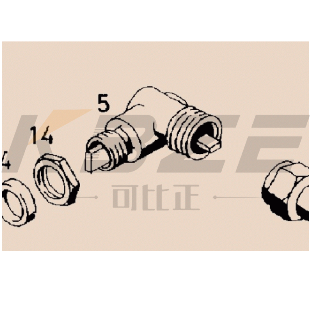 KBZE 0117-4540 0116-3788 DEUTZ 912 913 ENGINE SPEED SENSOR ANGLE DRIVE FOR GENERATOR