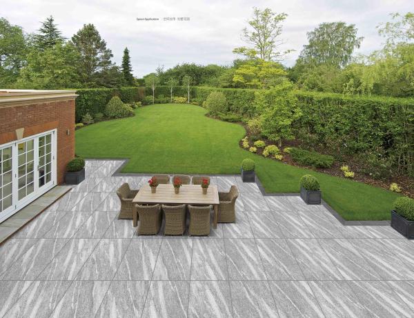 porcelana exterior contemporânea grossa 300x600mm da construção residencial de 2cm Skidproof