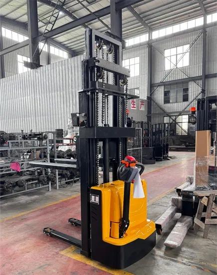Compact Lightweight Electric Pallet Stacker with 2 Stage/3 Stage Mast for Easy Maneuvering