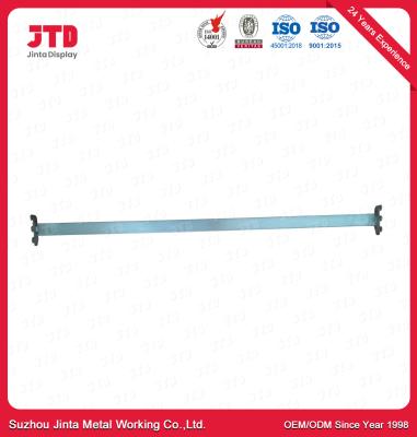 1000mm Wall Hook Bar Powder Coated Square Tube With Side Brackets