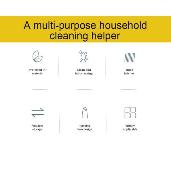 Щетка телескопичного регулируемого угла складная очищая легкая для использования