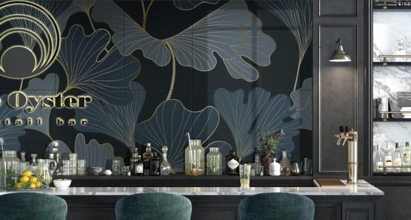 400x1200mm Wear-Resistant Green Yellow Porcelain Tiles AAA Grade