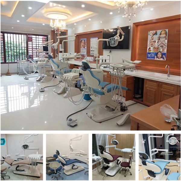 Hanging Type Dental Chair Unit D540 Operating 100V 230V 55L/Min