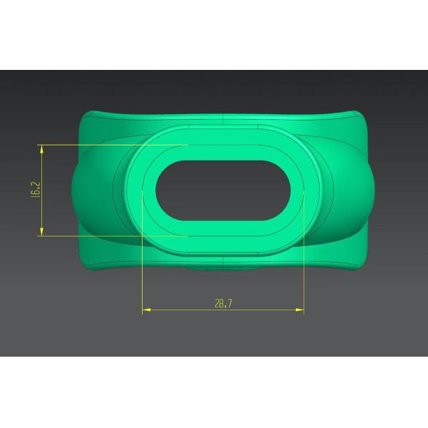 Transparent Blue Red Silicone Scuba Diving Mouthpiece Regulator