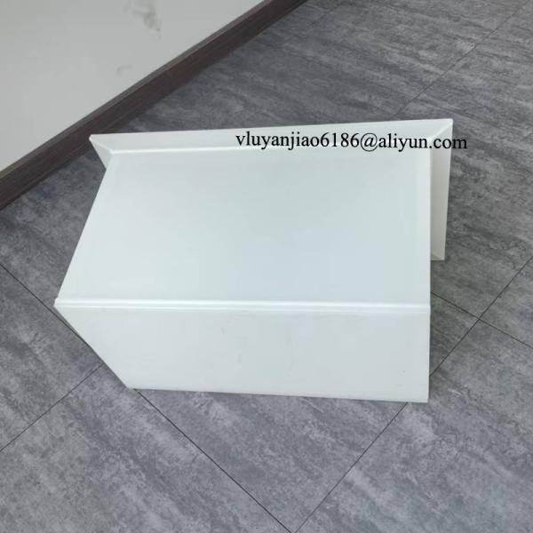 White PP Welded Chemical Storage Tank for Electroplating