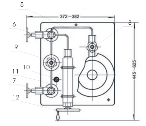 Hydraulic piston  0-60MPa dead weight tester for Pressure Sensor