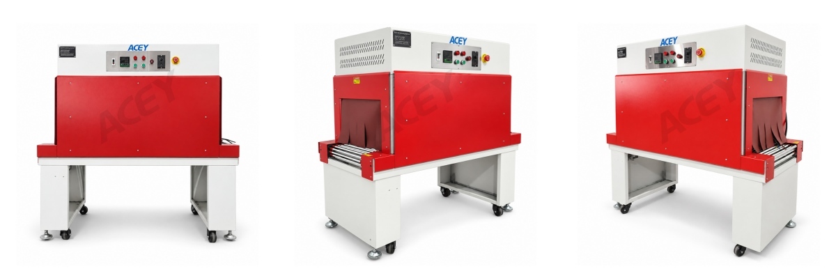 Automatic Heat Shrink Tunnel Packaging Machine For PE PP POF PVC
