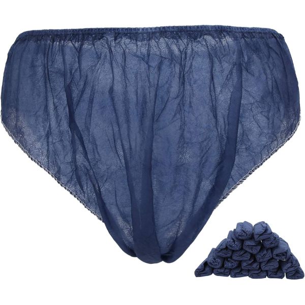 Unisex Adult Disposable Nonwoven Massage Underwear Women Spa T Thong Travel Briefs Men Disposable Panties Spa Underpants