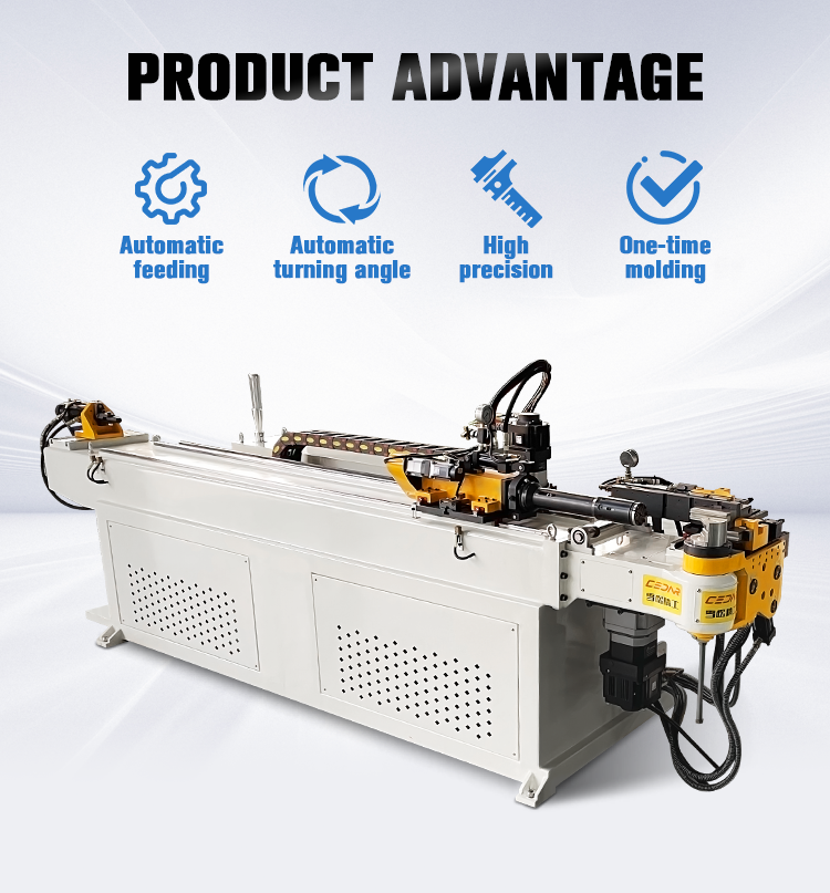 Symmetrical Bending Machine Iron Gate 42 t Rolling Copper 5 Axis and Punching Hydraulic Exhaust Mini Ss Pipe