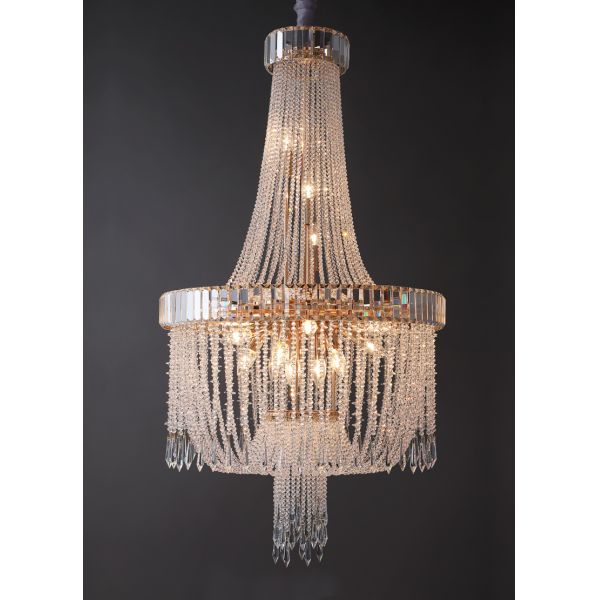 Led Crystal Chandelier Modern Living Room Hanging Lamp Luxury french empire crystal chandelier(WH-CY-245)