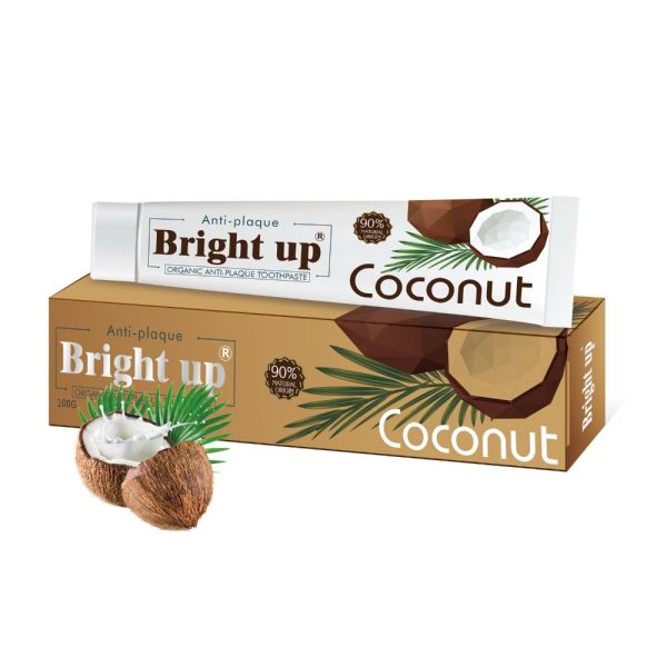 90% Natural Organic Coconut Oil Anti Dental Plaque Toothpaste
