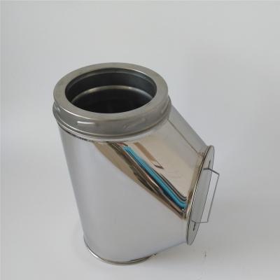 6 Inch 316l Stainless Steel Insulated 90 Degree Tee Fitting Including Drain Cap