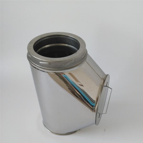 6 Inch 316l Stainless Steel Insulated 90 Degree Tee Fitting Including Drain Cap