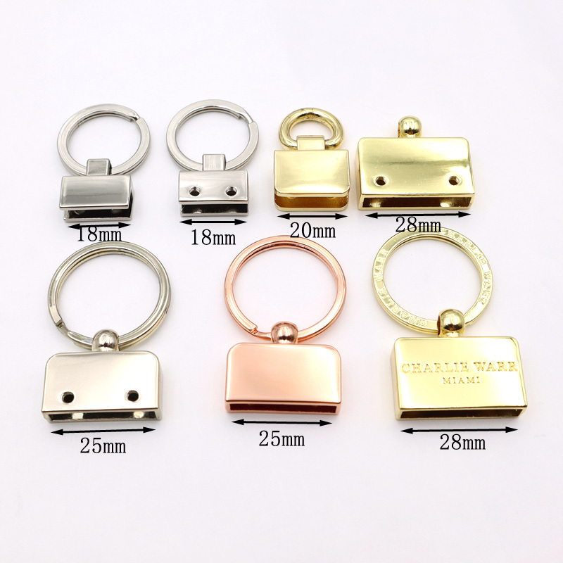 OEM ODM Keychain Fob Hardware Anti Fade Metal Strap Hardware