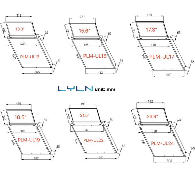 Latest Designed Retractable Monitors For Conference Room & Training Room