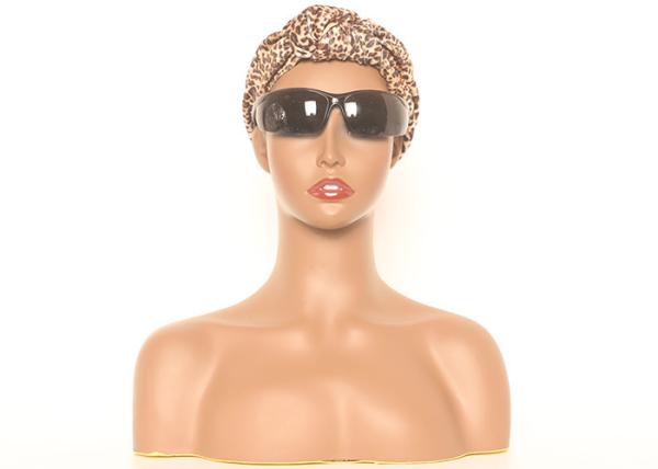 Height 42cm Competition Mannequin Head With Shoulders Female