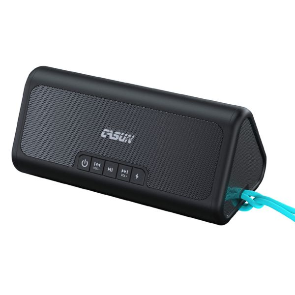 Fashion Trend Portable AUX 10W Dual Speaker Stereo Sound Wireless Rechargeable Bluetooth Speaker for Outdoor Playing Music