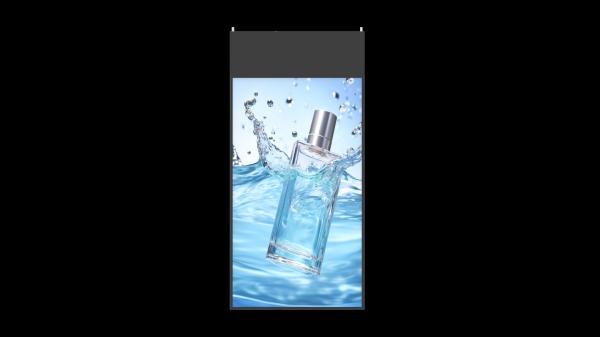 MJK Dual-Side 49'' 55'' Hanging LCD Display Screen for Ceiling Digital Signage Shopping Mall Airport Welcome Displays