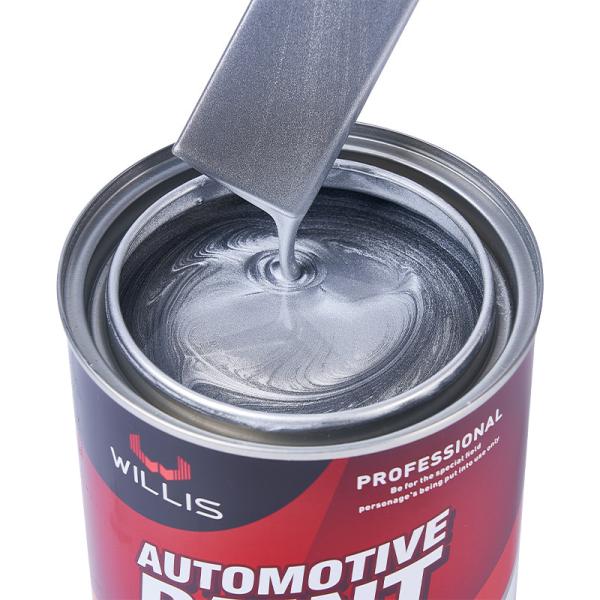 Scratch Resistant Silver Metallic Automotive Paint Long Lasting 2 Years Shelf Life Metallic Automotive Paint