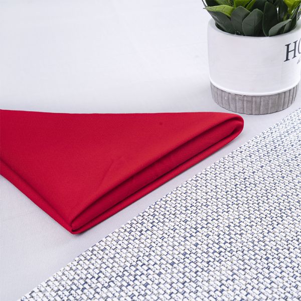 45*45cm 50*50cm Red 100% Cotton Clean Cloth Napkin