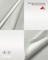Tissu Lycra extensible léger, 85% polyester recyclé