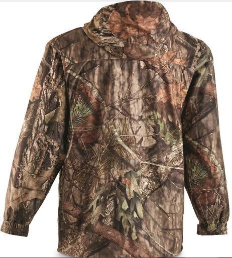 Middle Thickness Mens Camouflage Rain Jacket , Water Resistant Camo Rain Parka