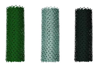 2m de altura PVC revestido de diamante Chain Link Fence uso agrícola