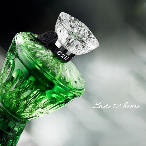 Custom Green Vase Perfume Fresh and Lasting Eau de Toilette for Women's Body Perfume