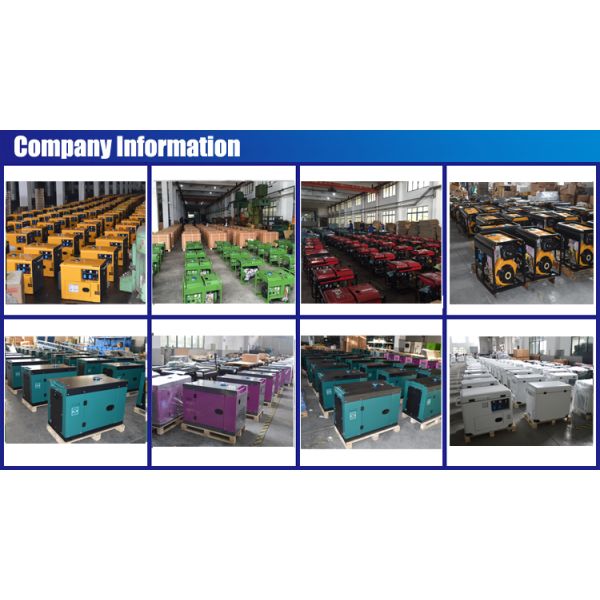 6 Kva Open Type Small Silent Diesel Generator Portable Low Fuel Consumption