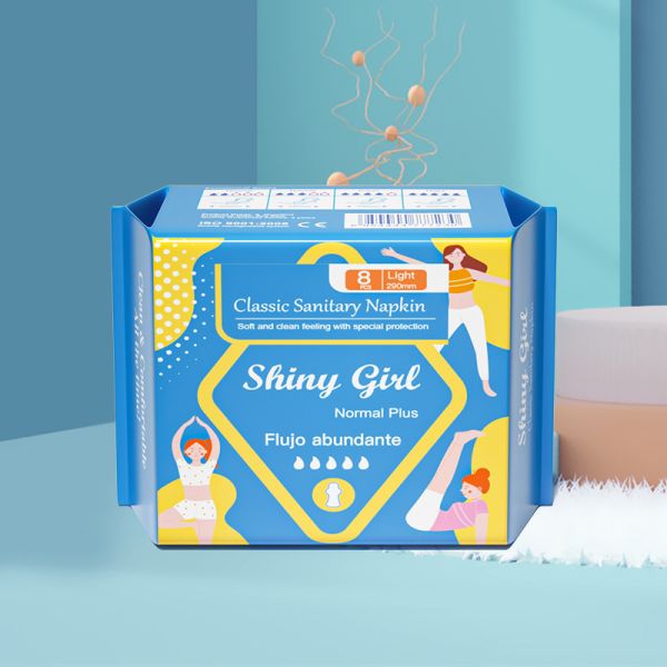 Женщины Материнство Бренд Анион Постельные платки Женщины Подстилки Частный маркировка Органический хлопок Санитарные подстилки Для женщин