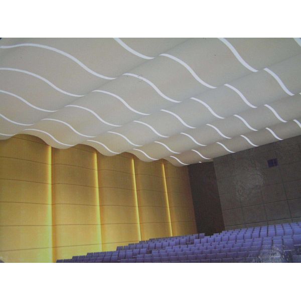 3mm Thick Metal Ceiling Design Aluminum Auditorium Ceiling Design