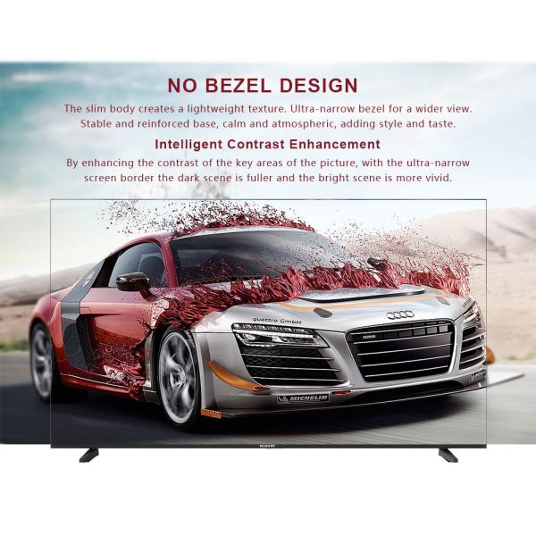 OEM/ODM 32inch Borderless Smart TV -  A+ LCD Panel Ultra Slim Bezel 2K/4K UHD Display Commercial Sizes TVs