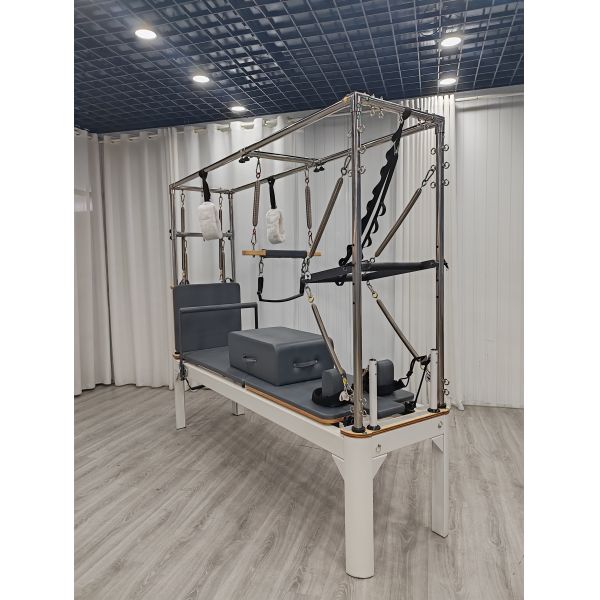 Space Saving Metal Pilates Reformer Handle Aluminum Cadillac Reformer U+PL019CR