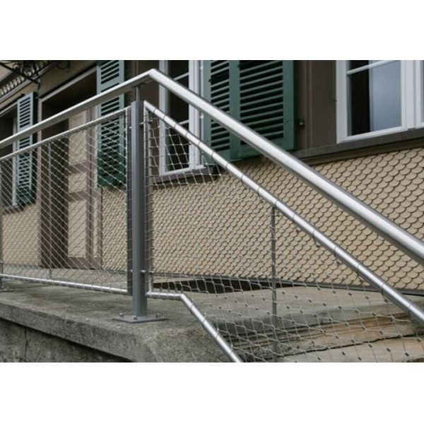 Ferrule Stainless Steel Wire Rope Mesh 304 304L 316 316L For Protecting