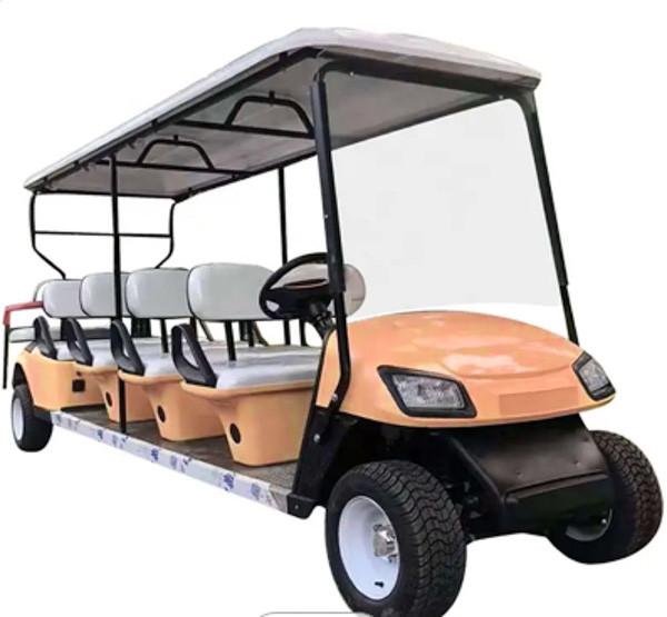 Recreação na estrada de 10 lugares Um carrinho de golfe OEMODM colorido 25 mph Personalizado com certificação CE