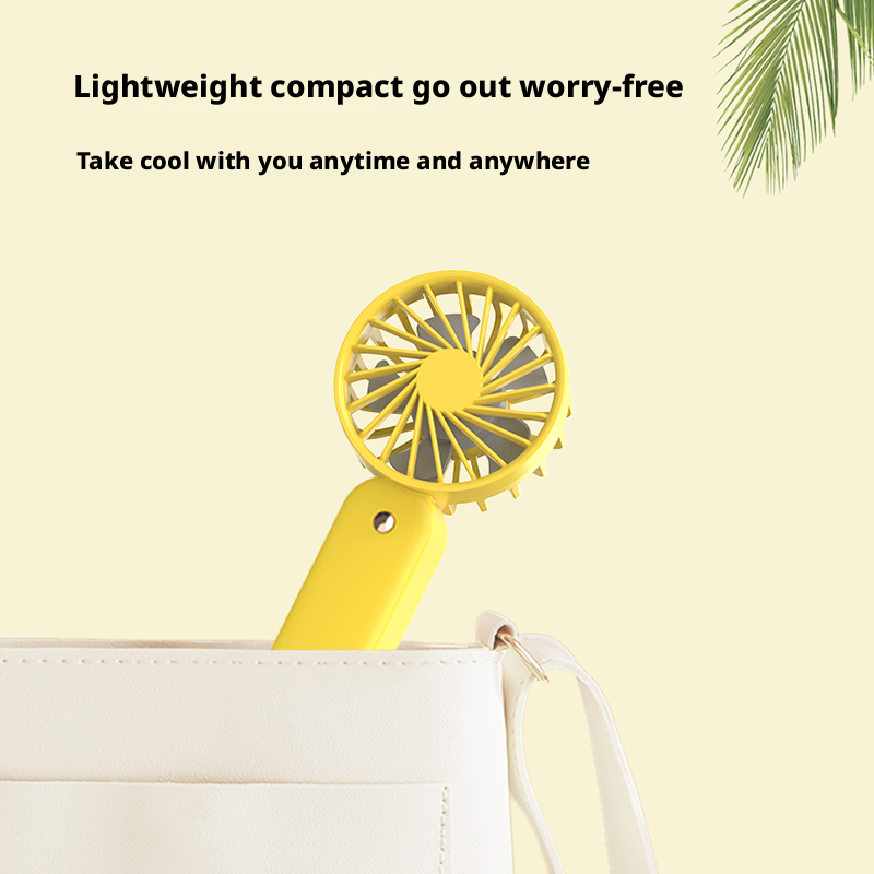 Plastic Body Portable USB Mini Air Conditioner Fan 3 Wind Speeds For Baby Use