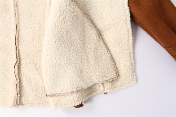 Lady's Sueded Sherpa coats, Women's sueded jacket , very cool quality, stocks